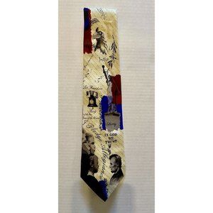 Eagles Wings mens necktie SILK patriotic Liberty American Presidents USA